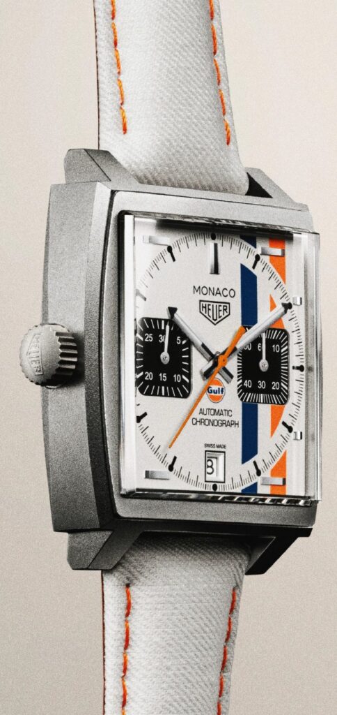 TAG Heuer Monaco Chronograph x Gulf, para los verdaderos amantes del automovilismo TAG Heuer Monaco Chronograph x Gulf, para los verdaderos amantes del automovilismo