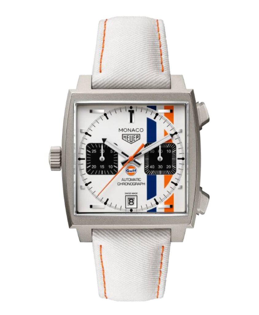 TAG Heuer Monaco Chronograph x Gulf, para los verdaderos amantes del automovilismo TAG Heuer Monaco Chronograph x Gulf, para los verdaderos amantes del automovilismo