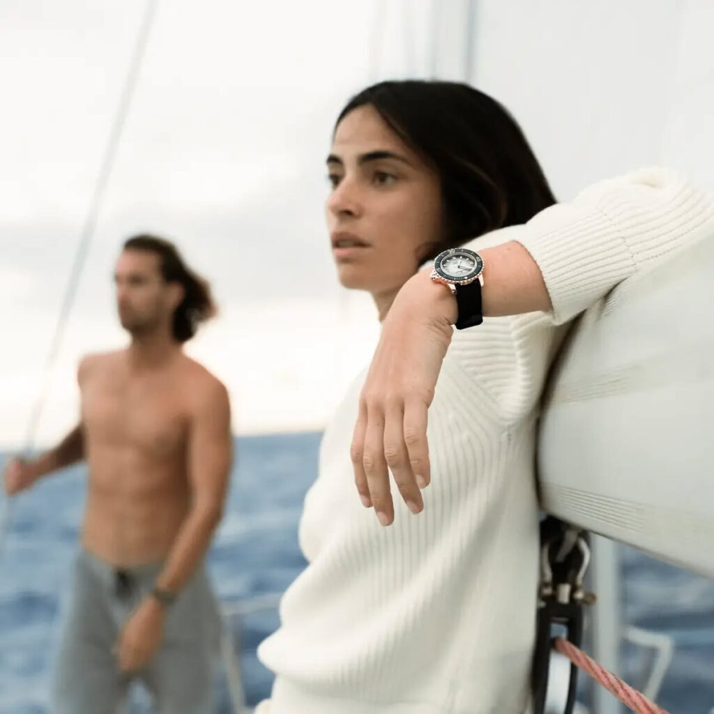 Por primera vez Blancpain presenta un Fifty Fathoms para mujer Por primera vez Blancpain presenta un Fifty Fathoms para mujer