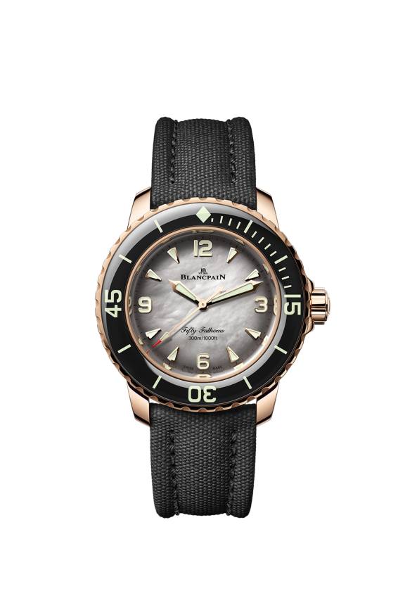 Por primera vez Blancpain presenta un Fifty Fathoms para mujer Por primera vez Blancpain presenta un Fifty Fathoms para mujer
