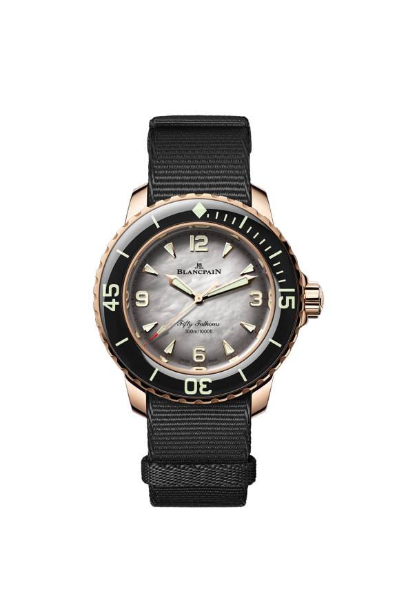Por primera vez Blancpain presenta un Fifty Fathoms para mujer Por primera vez Blancpain presenta un Fifty Fathoms para mujer