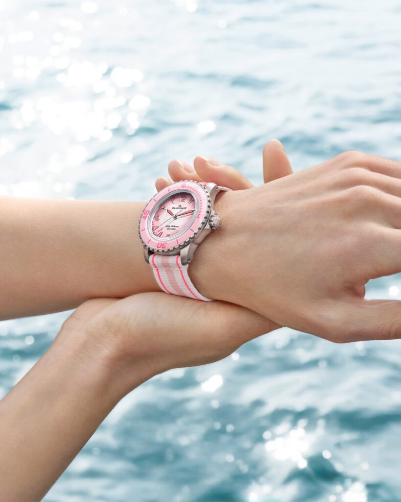 Por primera vez Blancpain presenta un Fifty Fathoms para mujer Por primera vez Blancpain presenta un Fifty Fathoms para mujer
