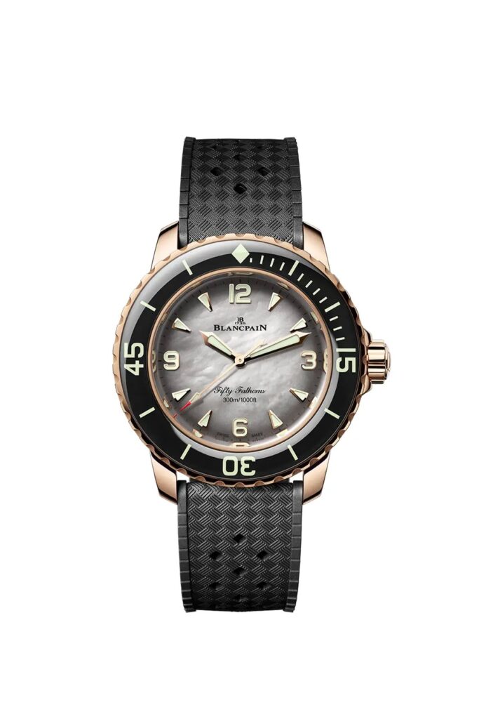 Por primera vez Blancpain presenta un Fifty Fathoms para mujer Por primera vez Blancpain presenta un Fifty Fathoms para mujer