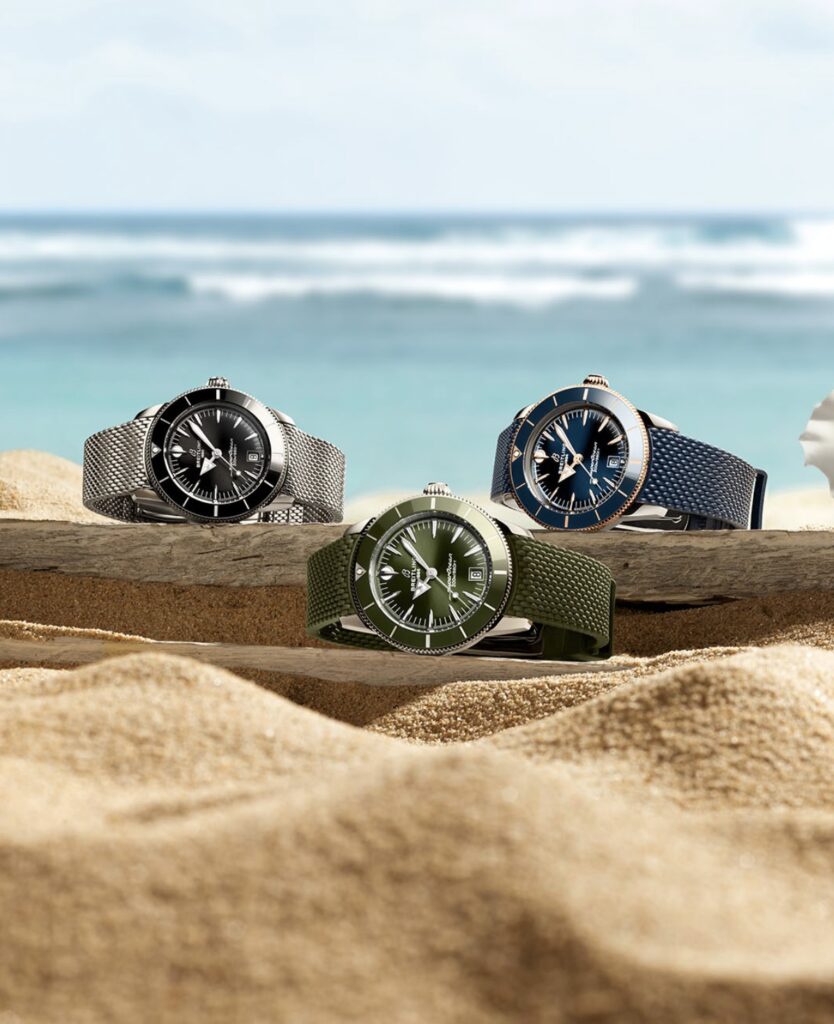 Breitling Superocean Heritage rinde homenaje a la libertad de la playa y el surf Breitling Superocean Heritage rinde homenaje a la libertad de la playa y el surf