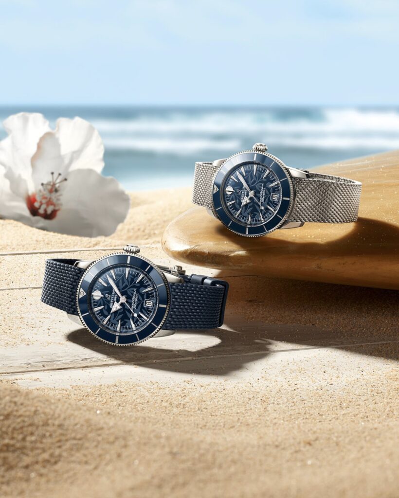 Breitling Superocean Heritage rinde homenaje a la libertad de la playa y el surf Breitling Superocean Heritage rinde homenaje a la libertad de la playa y el surf