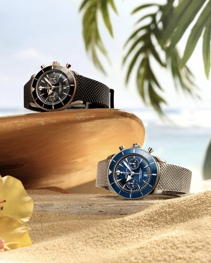 Breitling Superocean Heritage rinde homenaje a la libertad de la playa y el surf Breitling Superocean Heritage rinde homenaje a la libertad de la playa y el surf