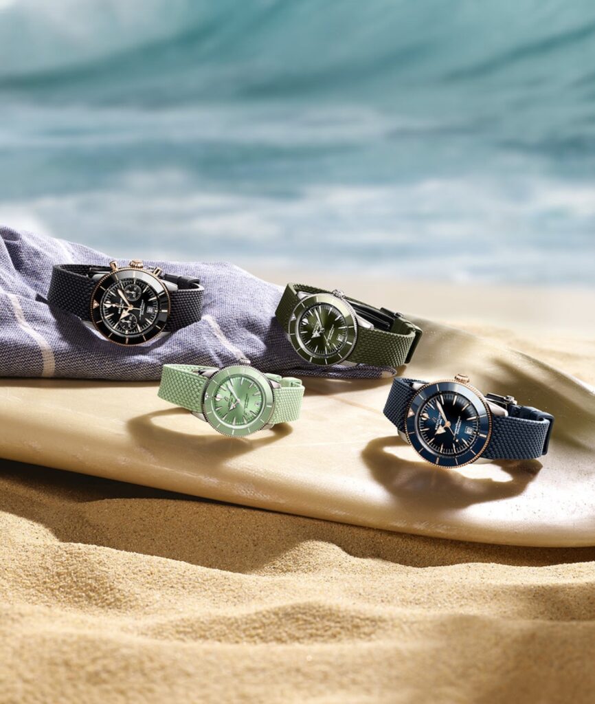 Breitling Superocean Heritage rinde homenaje a la libertad de la playa y el surf Breitling Superocean Heritage rinde homenaje a la libertad de la playa y el surf