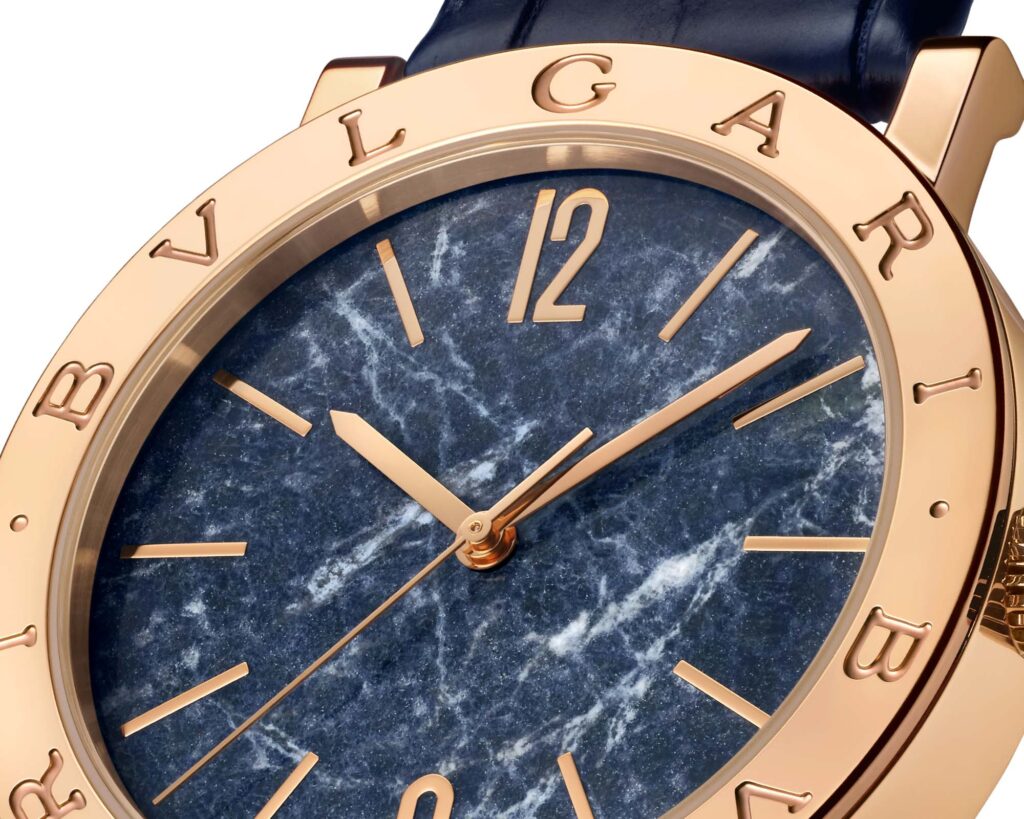 Bvlgari Bvlgari celebra su 50.º aniversario con carátulas de mármol