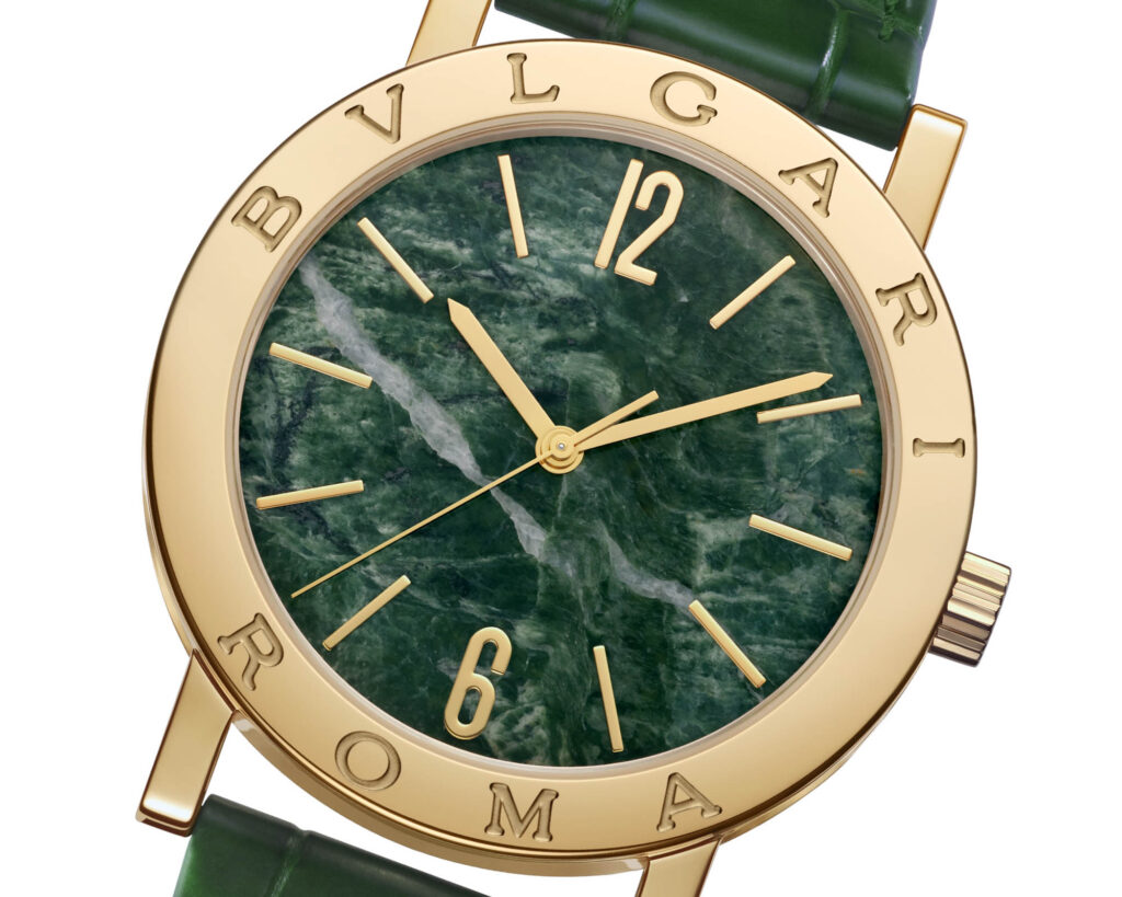 Bvlgari Bvlgari celebra su 50.º aniversario con carátulas de mármol