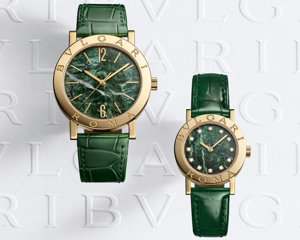 Bvlgari Bvlgari celebra su 50.º aniversario con carátulas de mármol