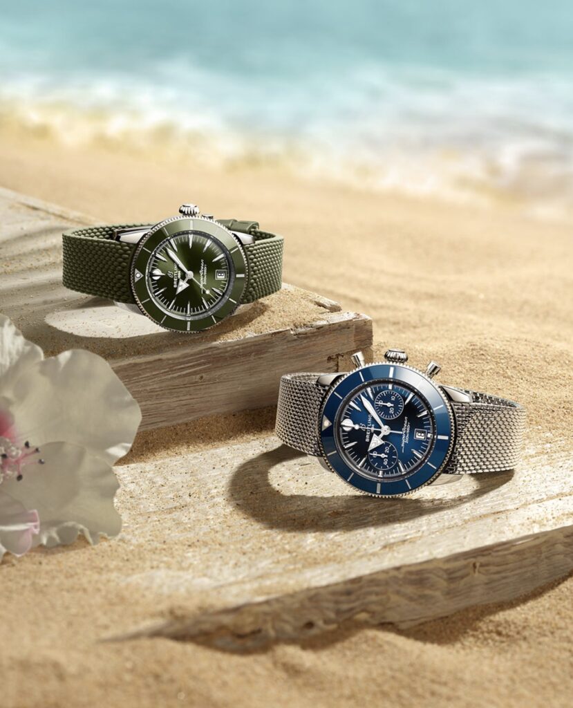Breitling Superocean Heritage rinde homenaje a la libertad de la playa y el surf Breitling Superocean Heritage rinde homenaje a la libertad de la playa y el surf