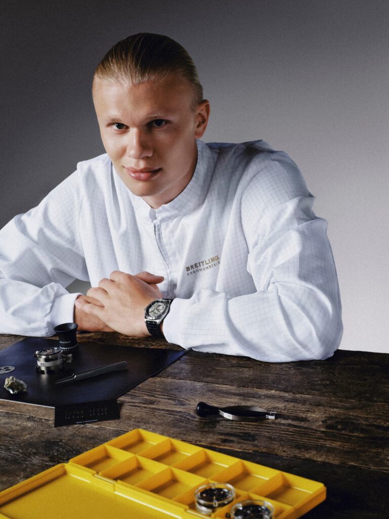 Breitling materializa el talento de Erling Haaland con el nuevo Signature Chronomat dedicado al futbolista Breitling materializa el talento de Erling Haaland con el nuevo Signature Chronomat dedicado al futbolista
