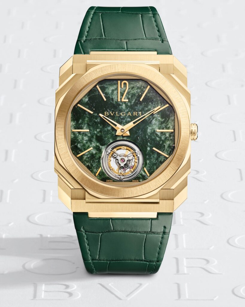 Bvlgari Octo Finissimo presenta una nueva carátula hecha de mármol italiano Bvlgari Octo Finissimo presenta una nueva carátula hecha de mármol italiano