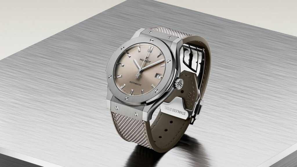 Hublot Classic Fusion Essential Taupe, ideal para la precisión fashionista Hublot Classic Fusion Essential Taupe, ideal para la precisión fashionista