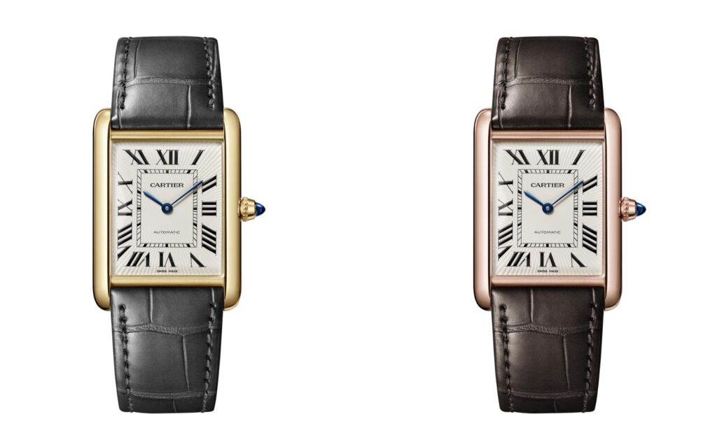 El reloj Tank Louis Cartier amplifica su tamaño