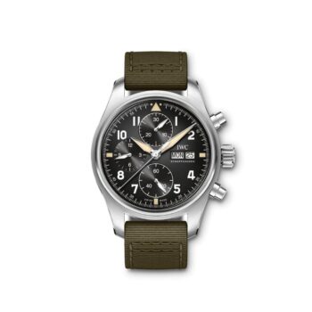 IWC Schaffhausen </br>Reloj De Aviador Spitfire Cronógrafo </br>IW387901