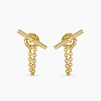 DY Mercer® Petite Toggle Chain Stud Earrings
