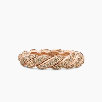 Sculpted Cable Flex Band Ring
