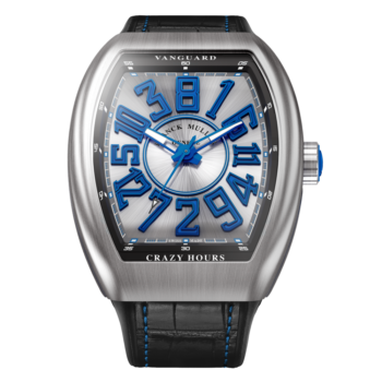 Franck Muller</br> VANGUARD CRAZY HOURS STEEL</br> V 45 CH AC BR.BL