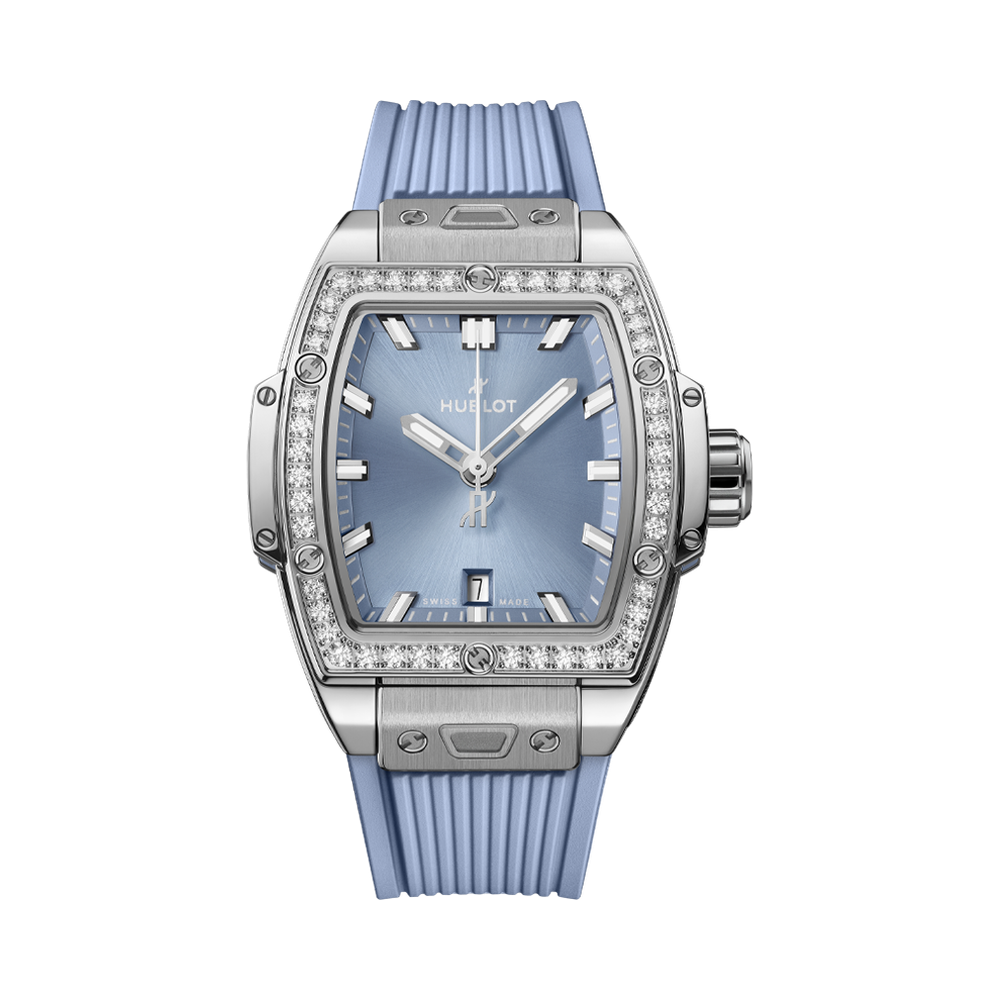 Hublot Spirit of Big Bang Steel Coal Blue Diamonds 32 mm