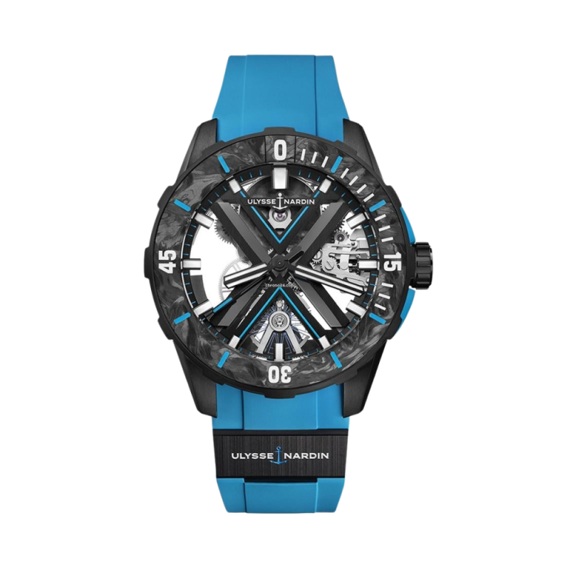 23 - DIVER X AZ AUT TIT PVD RUB CER BLU SK 44