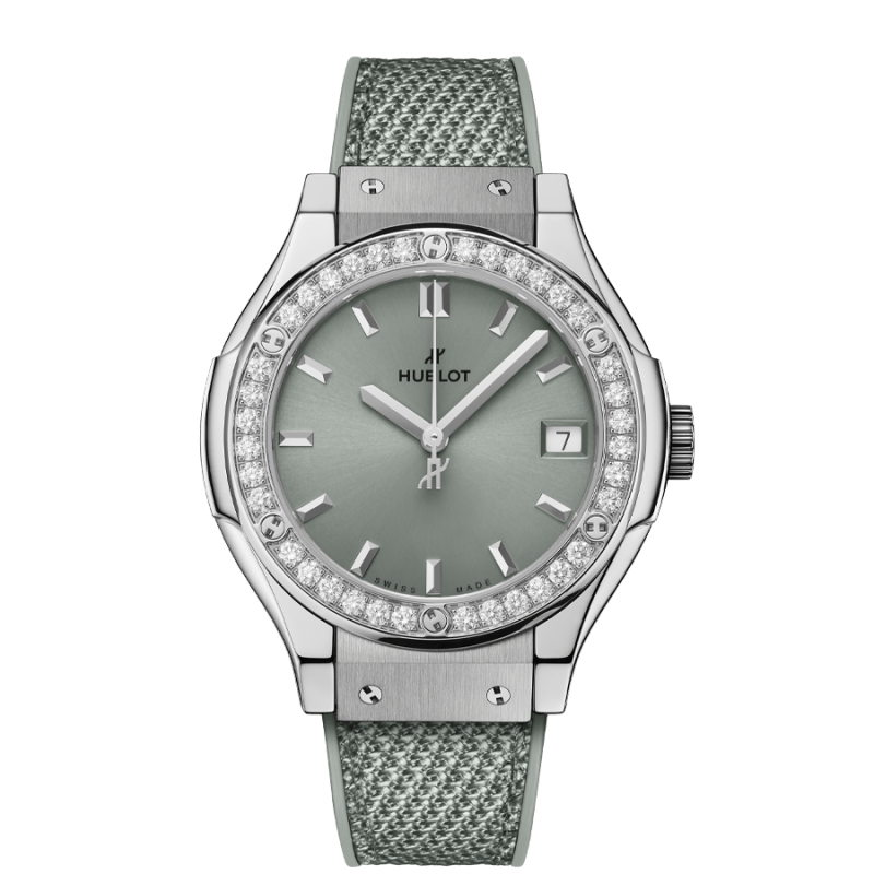 Classic-Fusion-Titanium-Sage-Green-Diamonds-33-mm-Soldier