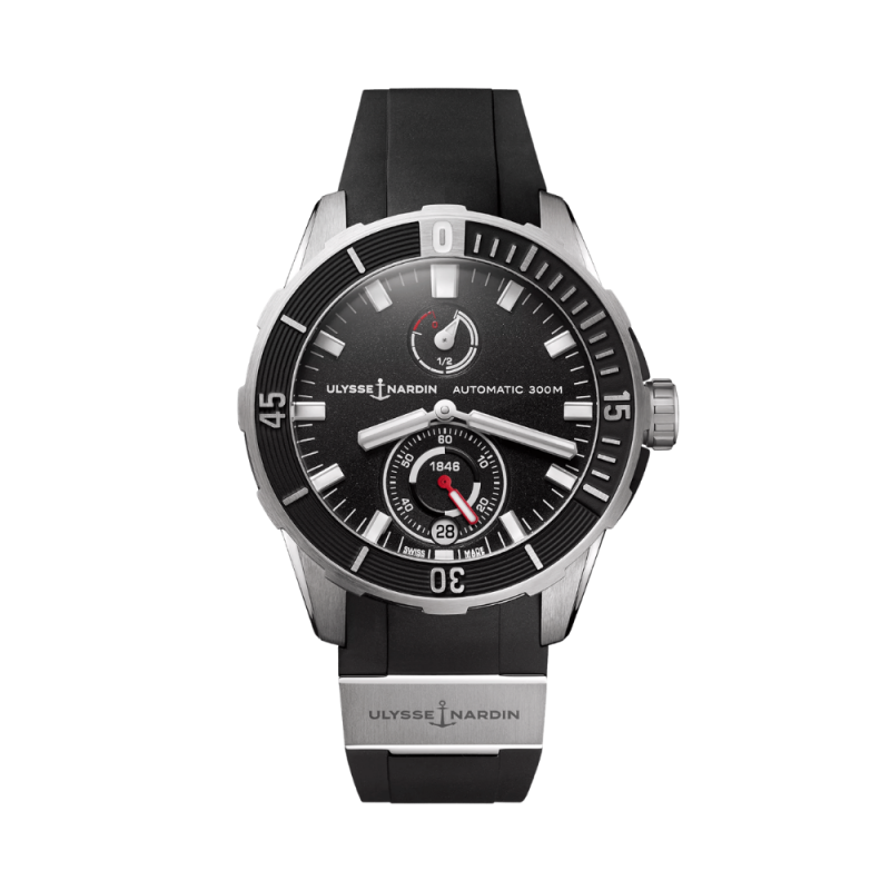 DIVER CHRONOGRAPH AUT TIT RUB D BLK 44