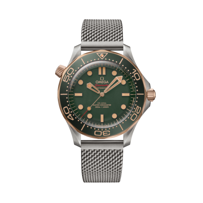 Omega Seamaster Diver 300M SM DIVER AUT TIT BRZ TIT MESH D GREEN 42