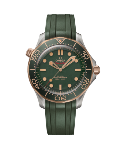 Omega Seamaster Diver 300M SM DIVER AUT TIT BRZ TIT RUB D GREEN 42