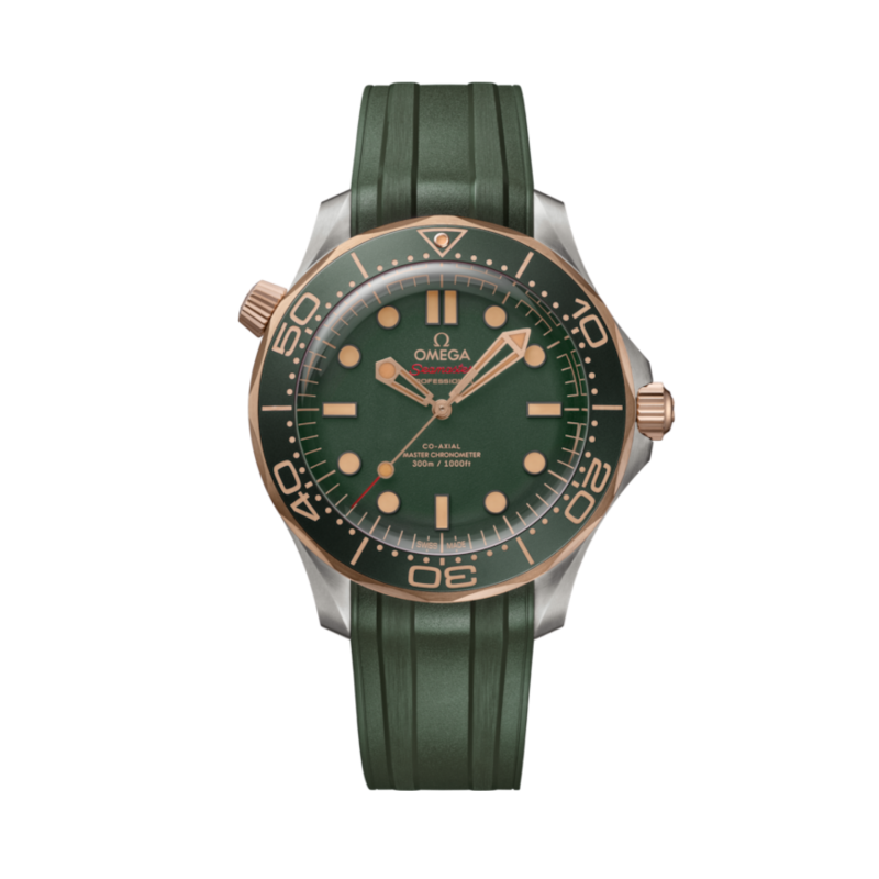 Omega Seamaster Diver 300M SM DIVER AUT TIT BRZ TIT RUB D GREEN 42