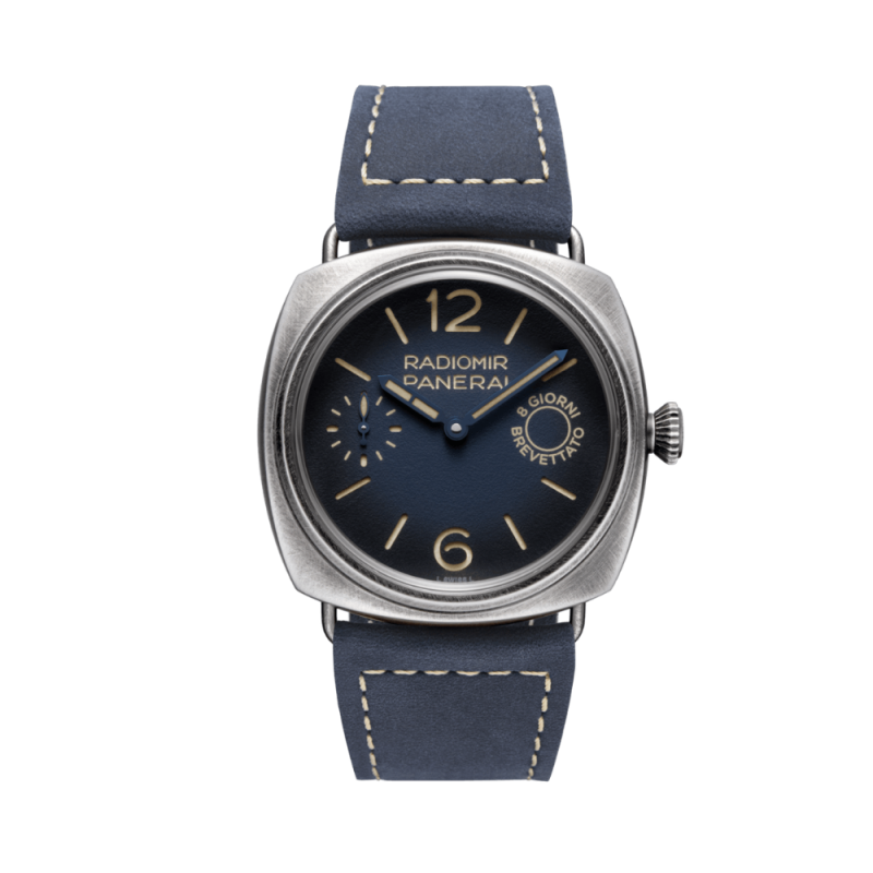 RADIOMIR OTTO GIOR AUT STL CALF D BLU 45