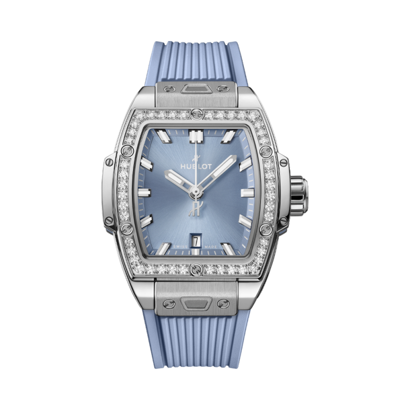 Hublot Spirit of Big Bang Steel Coal Blue Diamonds 32 mm