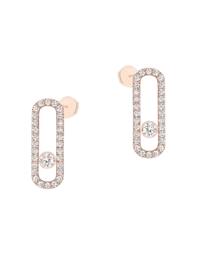 messika-boucles-doreilles-move-uno-pav_ - diamant-or-rose