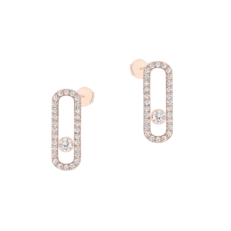 messika-boucles-doreilles-move-uno-pav_ - diamant-or-rose
